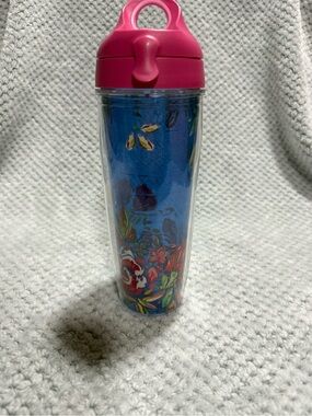 tervis Pink Lid Floral Blue Tumbler